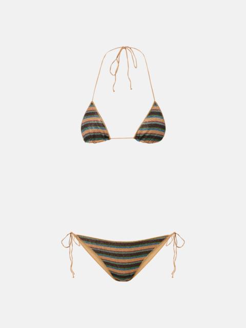 Oséree Lumière striped bikini