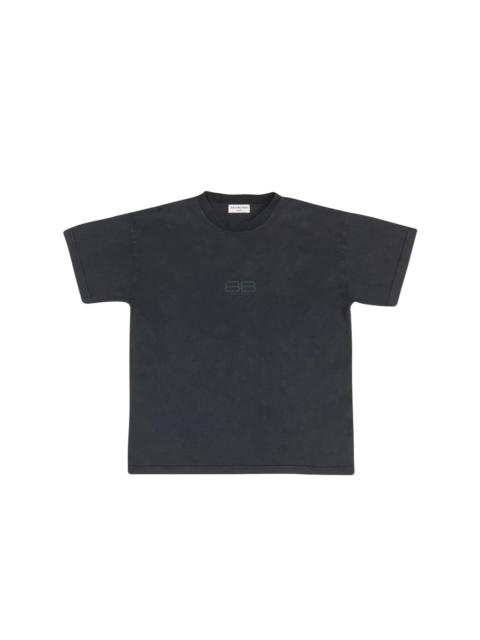 Balenciaga Care Label T-shirt Medium Fit In Black/white for Men
