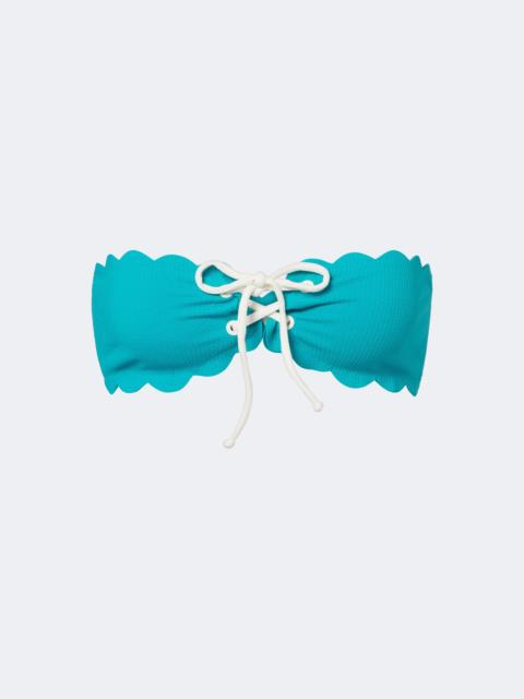 MARYSIA Riviera scalloped bikini top
