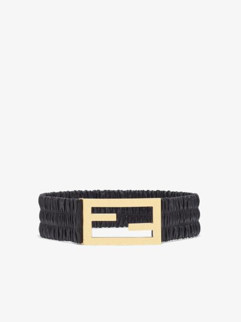 FENDI Black nappa leather belt