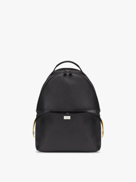 FENDI Black leather backpack