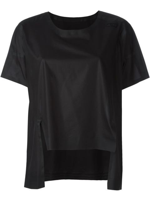 Y-3 high-low hem top