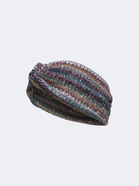Missoni Knitted sequined headband