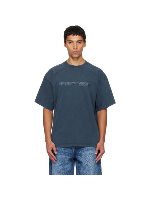 Alexander Wang Navy Short Sleeve T-shirt