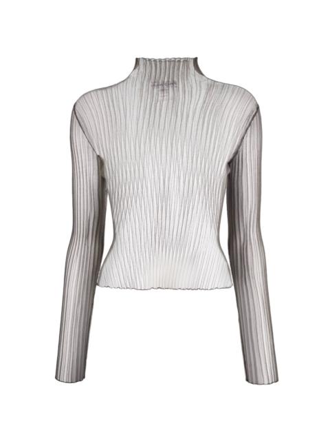 AISLING CAMPS Modern Mist sheer T-shirt