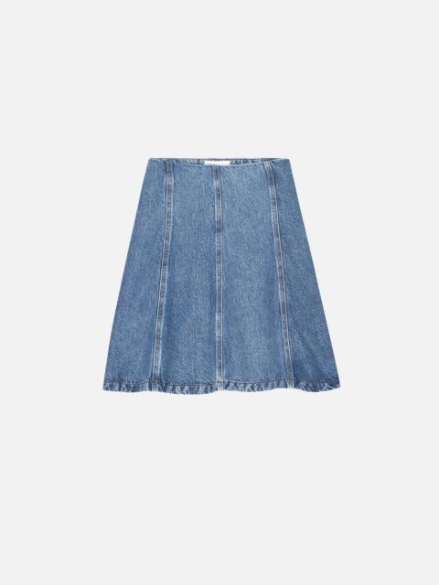 FRAME The Sway Skirt in Frolic Clean