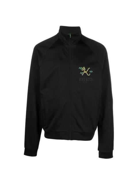logo zipped sweatshirt