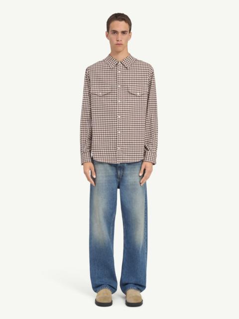 MM6 Maison Margiela Checkered flannel shirt