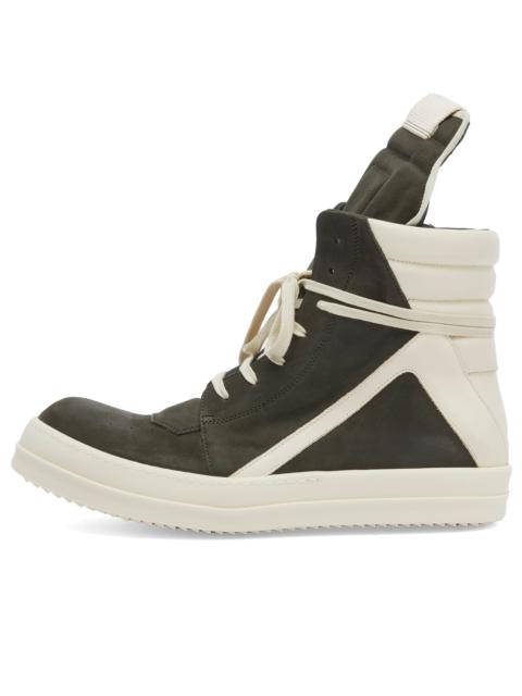 Rick Owens Nubuck Geobasket Sneakers