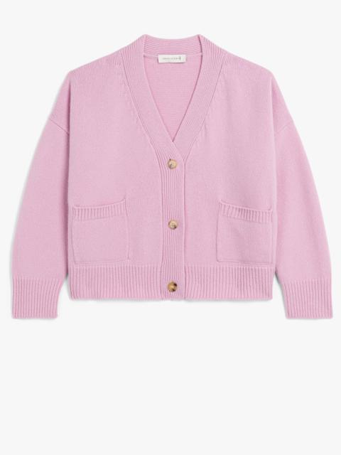 Mackintosh KELLE PINK WOOL CARDIGAN