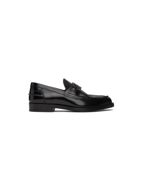 Burberry Black Motif Loafers