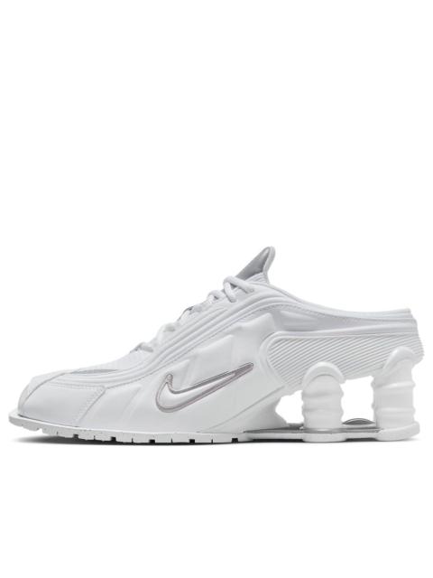 (WMNS) Nike Martine Rose x Shox Mule MR4 'White Metallic Silver' DQ2401-100