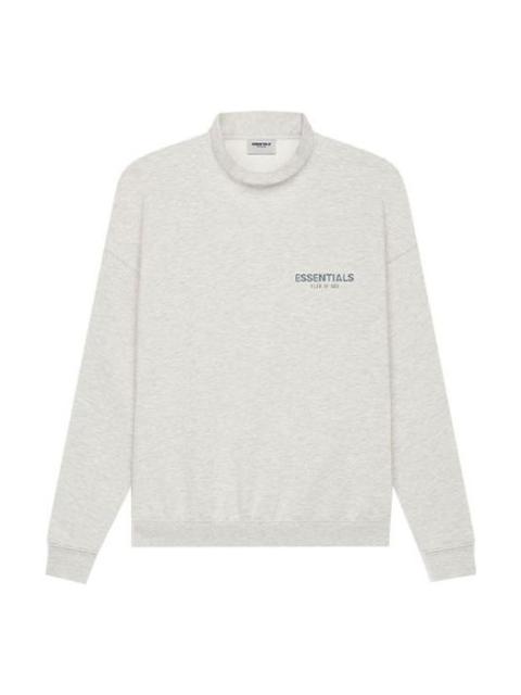 ESSENTIALS Fear of God Essentials SS21 Pullover Mockneck Light Heather Oatmeal FOG-SS21-596