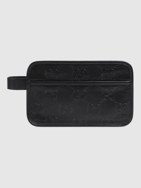 GUCCI GG embossed cosmetic case