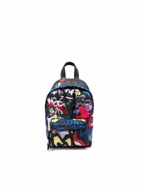 graffiti logo backpack