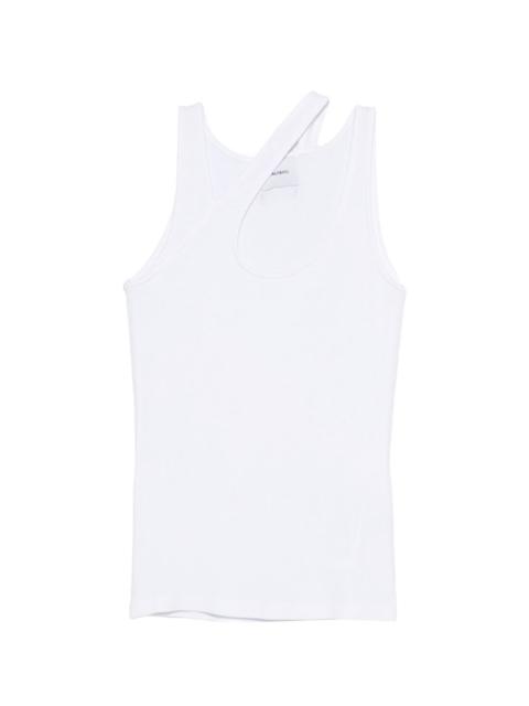 HALFBOY®️ cut-out ribbed tank top