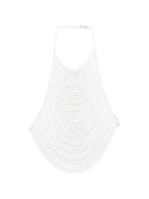 Cult Gaia Tanner sequin-embellished top