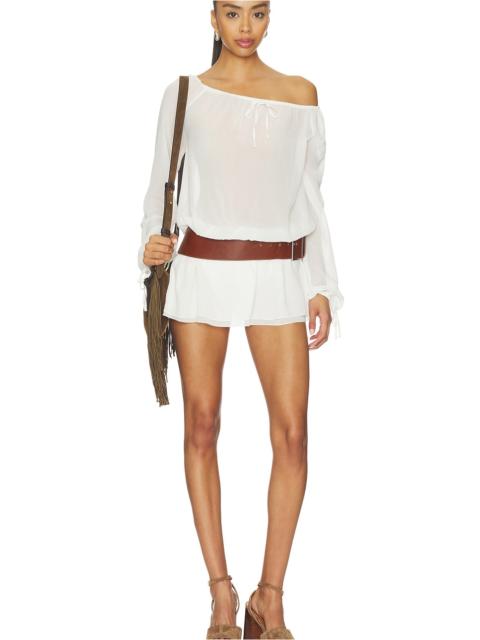 Frankies Bikinis X Paige Lorenze Forever Yours Chiffon Mini Dress