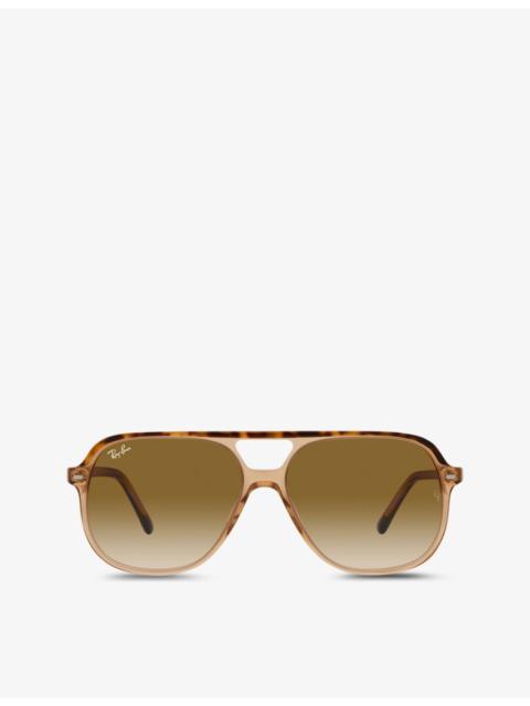 Ray-Ban RB2198 Bill square acetate aviator sunglasses