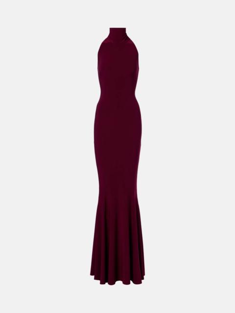 NORMA KAMALI Turtleneck jersey gown