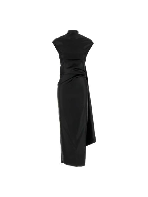 Abadani draped-detail gown