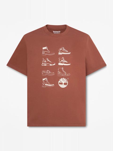 Timberland Men's Iconic Footwear Short-Sleeve T-Shirt