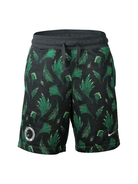 Nike Nike Alumni Nigeria Printing Casual Shorts Green CU1408-364