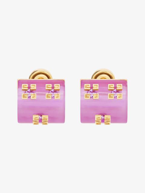 Givenchy 4G PLUMETIS EARRINGS WITH CRYSTALS
