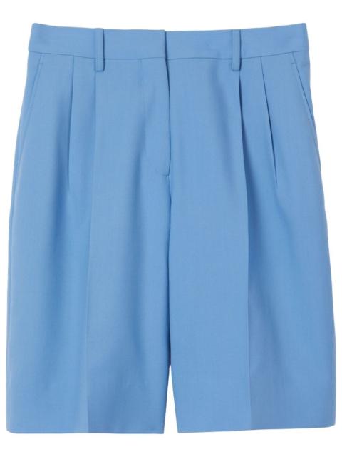 Burberry short wool tailored shorts