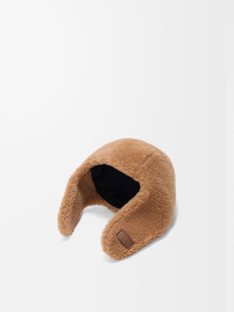 Loewe Aviator hat in shearling