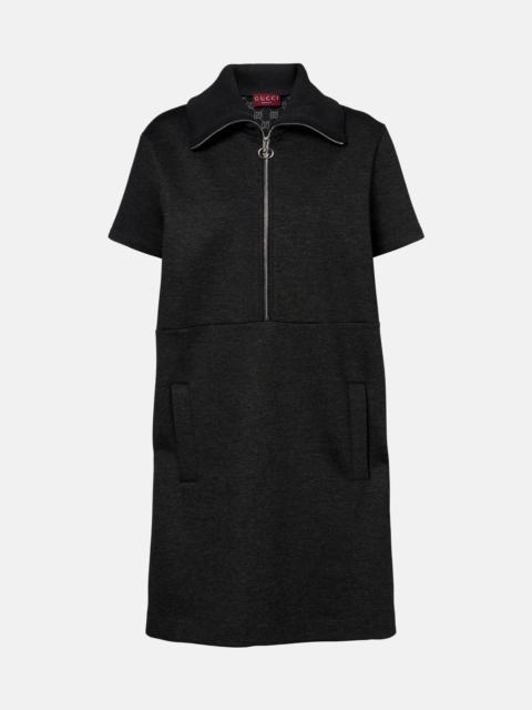 GUCCI Zip-up minidress