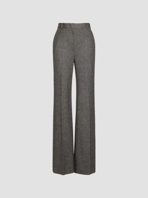 Max Mara Women's Flared Jacquard Jersey Trousers - Camel