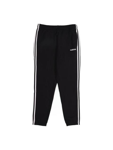 adidas E 3S T PNT FL Fleece Lined Loose Long Pants Black DQ3093