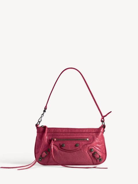 BALENCIAGA Women's Le City Pouch On Strap in Framboise