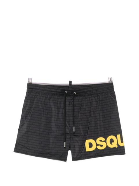 DSQUARED2 logo-print swim shorts
