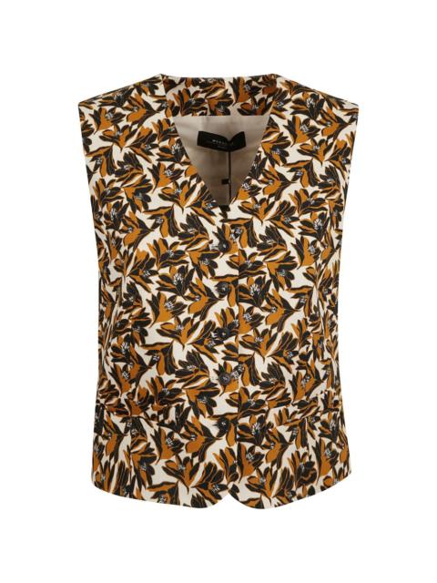 WEEKEND Max Mara floral buttoned vest