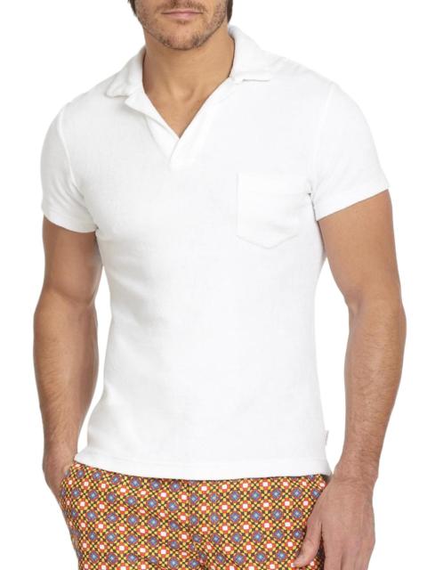 ORLEBAR BROWN Terry Cotton Polo - White