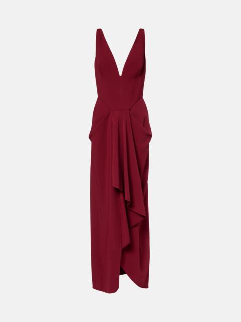 Givenchy Asymmetrical draped midi dress