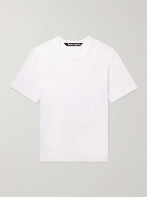 Three-Pack Slim-Fit Logo-Appliquéd Cotton-Jersey T-Shirts