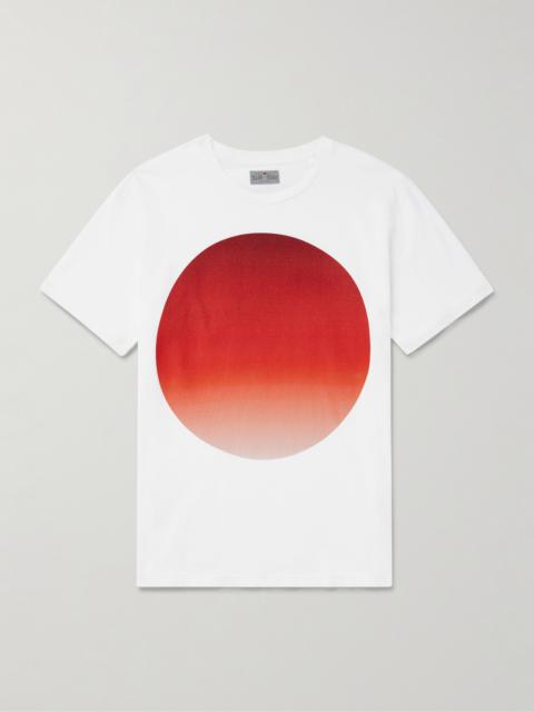 Blue Blue Japan Omaru Gradation Printed Cotton-Jersey T-Shirt