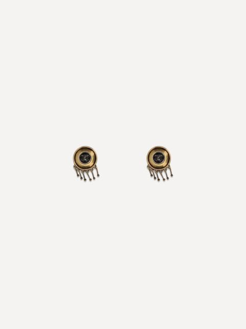 VERSACE Medusa Clip-On Drop Earrings