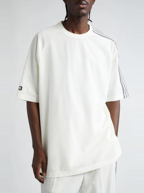3-Stripes Cotton & Recycled Polyester T-Shirt