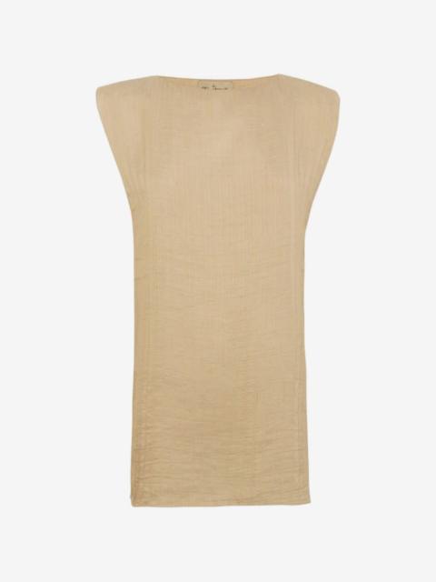 cortana Ellis boat-neck top