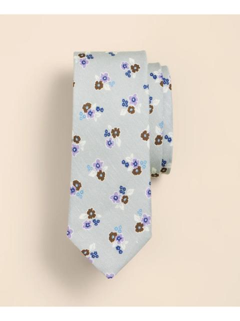 Brooks Brothers Linen-Silk Floral Tie