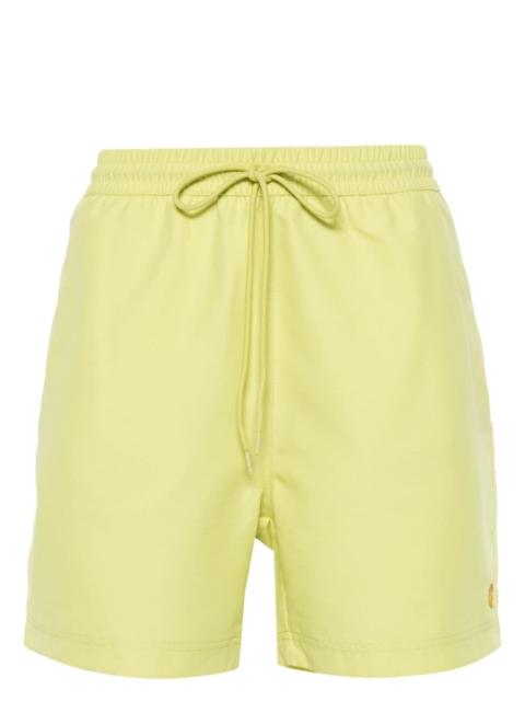 Carhartt logo-embroidered swim shorts