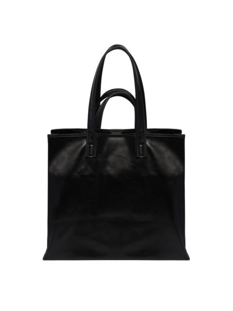 KASSL Editions Black Tote Bag with Double Handles