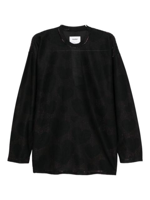 doublet heart-print sparkling T-shirt