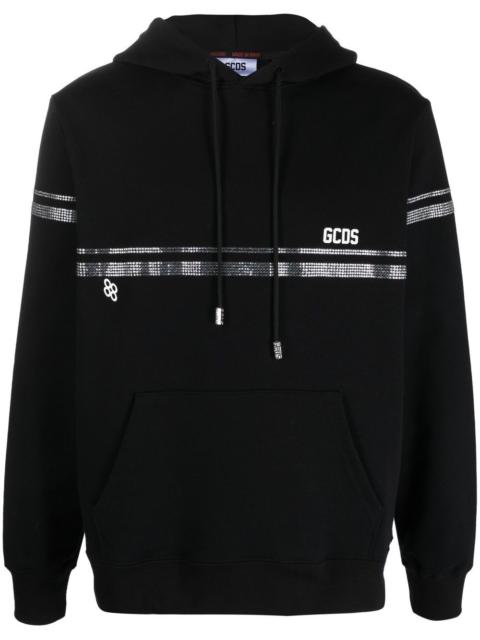 GCDS crystal-embellished hoodie