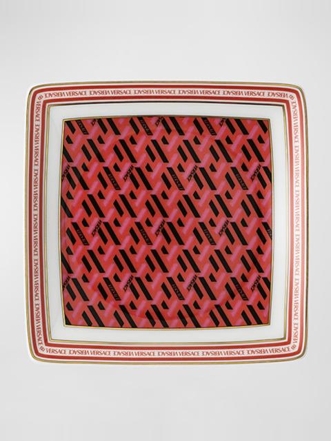 VERSACE La Greca Signature Canape Dish, 4.5"