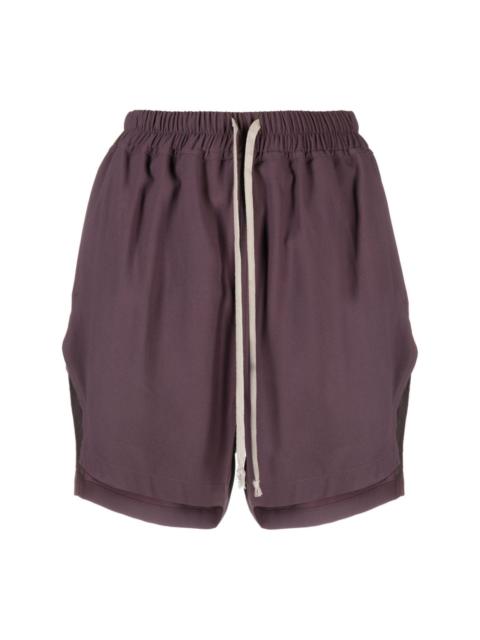 contrasting-drawstring boxer shorts